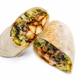 Barbecue Chicken Salad Wrap