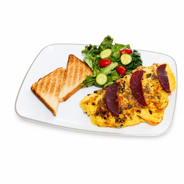 Basturma Omelette.