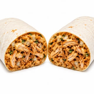 Pulled Chicken Burrito