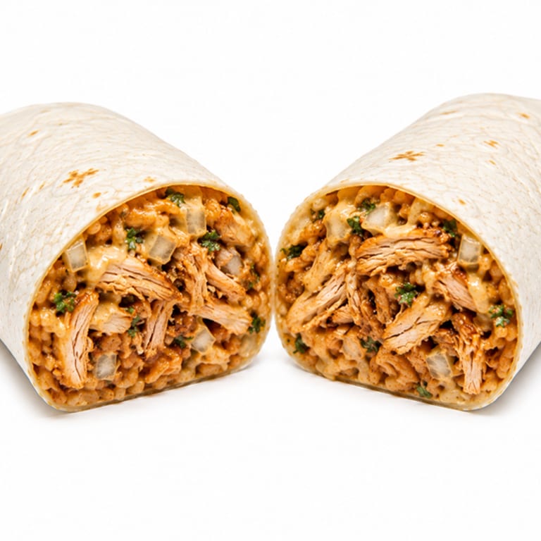 Delicious Chicken Burrito